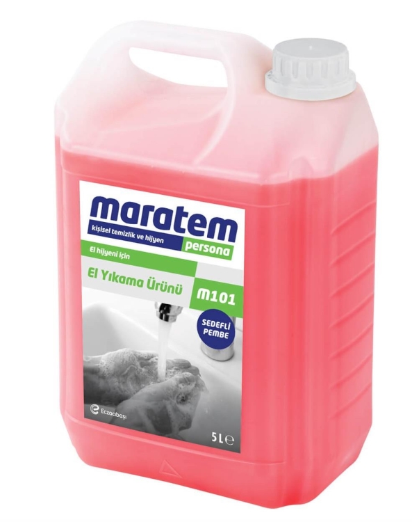 Maratem M101 Sıvı El Yıkama Sabunu Sedefli Pembe 5 Lt 