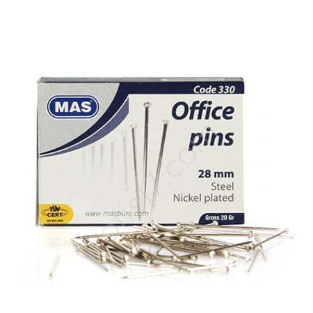 Mas 330 Toplu İğne 28 mm 20 Gr 