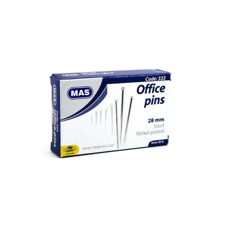 Mas 333 Toplu İğne 28 mm 50 Gr 