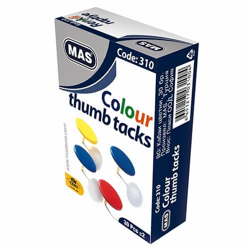 Mas Rubbie Raptiye Renkli Karışık Pvc Kaplı 310 