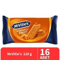 McVitie's Karamelli Bisküvi 120 Gr 16 Adet - 1
