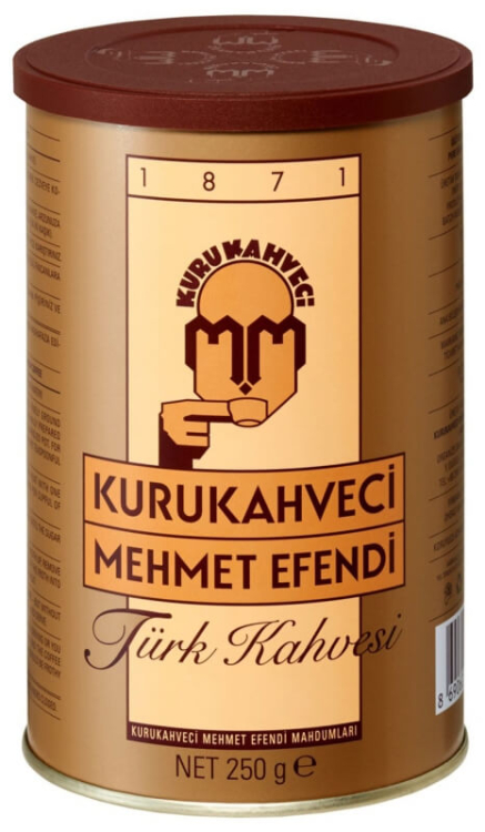 Mehmet Efendi Türk Kahvesi 250 Gr Teneke 