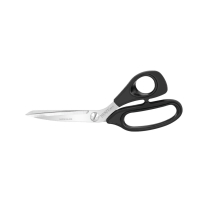 Merze Soft Plastik Saplı Jilet Ağızlı Süper Kumaş ve Deri Makası (M8210 RB - 8 İnç - 210 mm) D-197 - 1