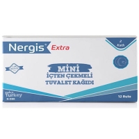 Nergis Extra Mini İçten Çekmeli Tuvalet Kağıdı 100 Mt 12 Li - 1