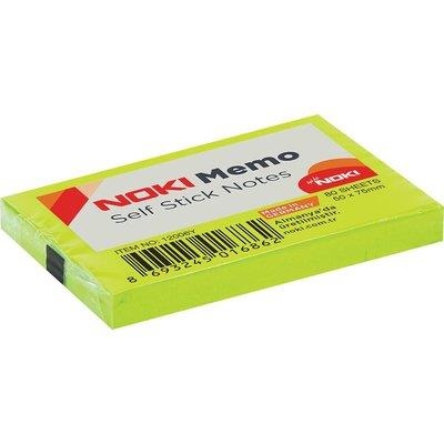 Noki Memo 50x75 Yeşil Yapışkanlı Not Kağıdı 80 Yaprak 