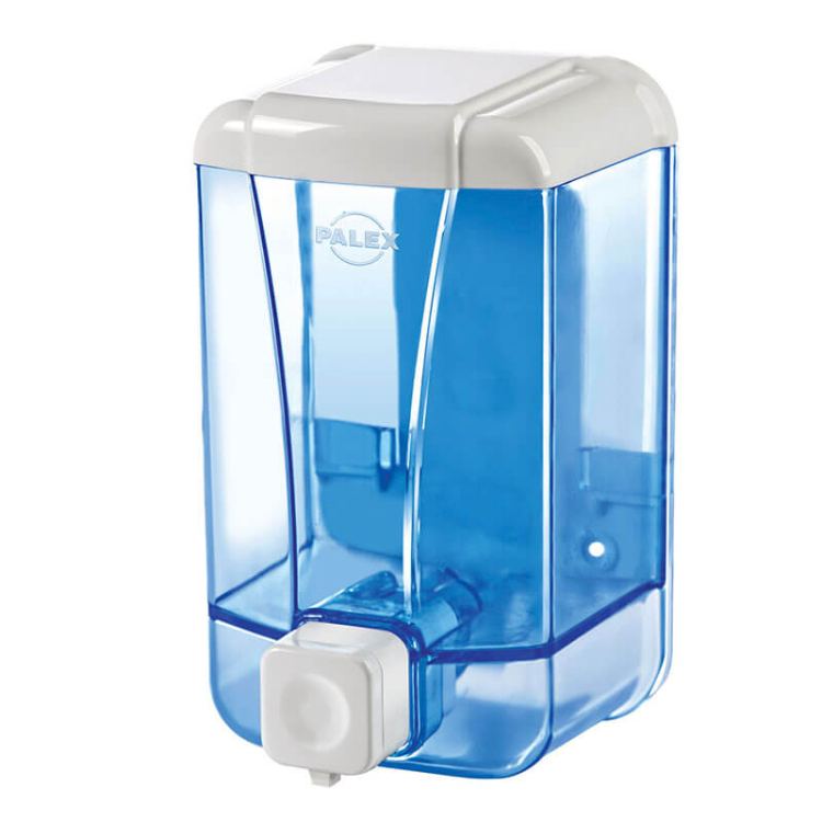 Palex Sıvı Sabun Dispenseri Şeffaf Mavi 1000 Ml 