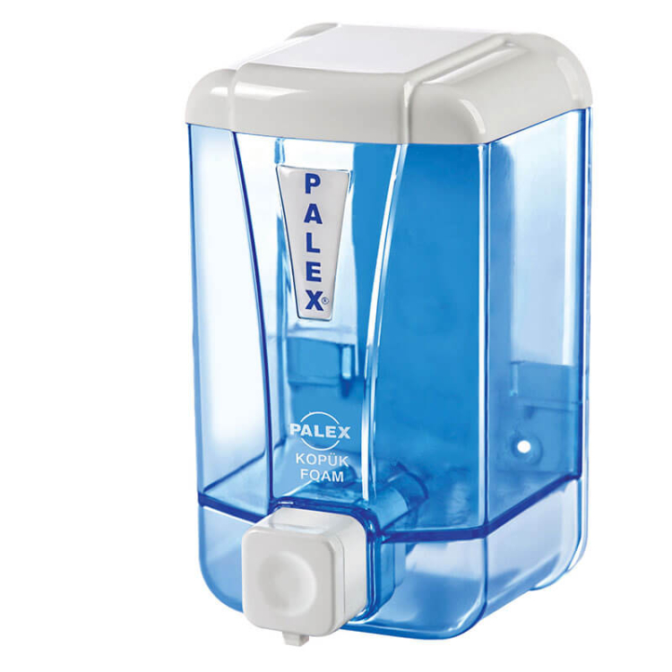 Palex Standart Köpük Sabun Dispenseri Şeffaf Mavi 1000 Ml 