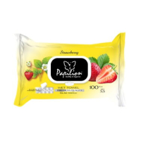 Papilion Islak Havlu Çilek 100 Lü - 1