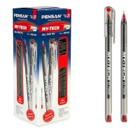 Pensan My-Tech Tükenmez Kalem 0.7 mm Kırmızı 25 Li 2240 - 1
