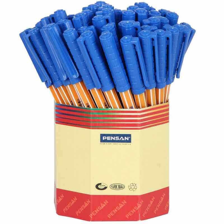 Pensan OfisPen Tükenmez Kalem Mavi 1 mm 60 Lı 1010 