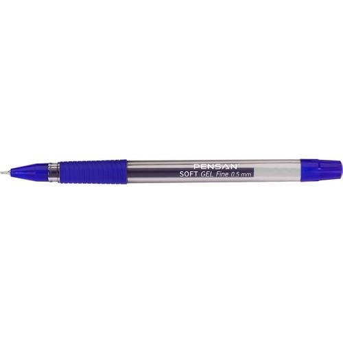 Pensan Soft Gel 2420 Tükenmez Kalem 0.5 Mavi 
