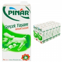 Pınar Tam Yağlı Süt 1 Lt 12 Li - 1