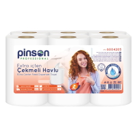 Pinson Extra İçten Çekmeli Dispenser Havlu 6 Lı 85 Mt - 1
