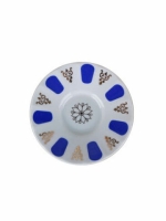 Porland Mavi Yaldızlı Ergonomik Çay Tabağı 6 Lı - 1