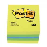 Post-it Mini Yapışkanlı Not Kağıdı Sarı 2051-L 51x51 mm 400 Yaprak - 1