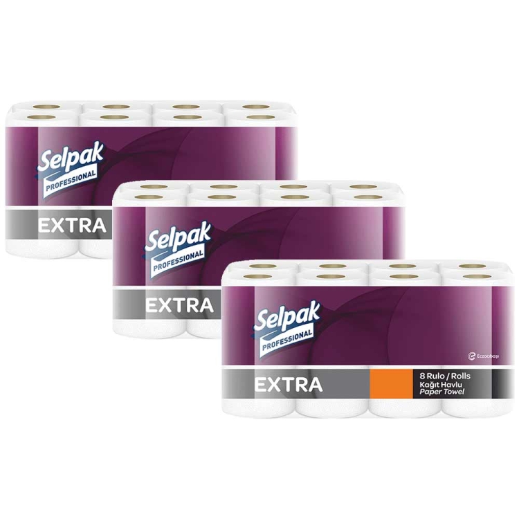 Selpak Professional Extra Rulo Kağıt Havlu 24 Lü 