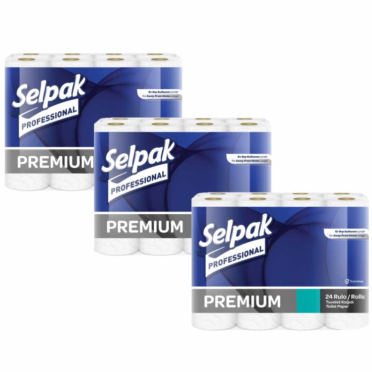 Selpak Professional Premium Tuvalet Kağıdı 24x3 Paket 72 Li 