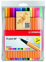 Stabilo Gliss Keçeli Kalem Point 88 15 Li 10+5 Askılı Paket 8815-1 - 1