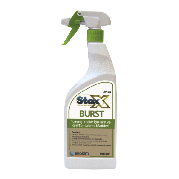 Stox Burst KT-184 Yanmış Yağlarda Fırın ve Gril Temizleyici 750 Ml - 1