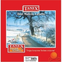 Tanex 35x77 mm Bilgisayar Etiketi - 1