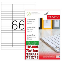 Tanex Lazer Etiket TW-4066 70x12 mm 100 Adet - 1