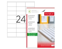Tanex TW-2324 Kuşe Lazer Etiket 70×35 mm 100 Adet - 1