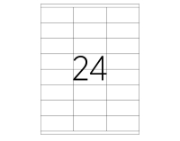 Tanex TW-2324 Kuşe Lazer Etiket 70×35 mm 100 Adet - 2