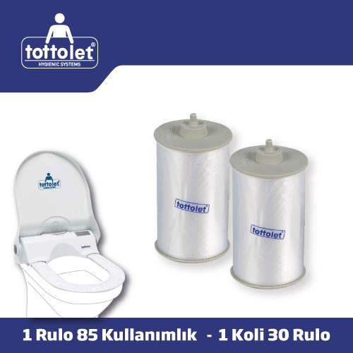 Tottolet Hijyenik Klozet Poşeti Rulosu 30 Lu Koli 