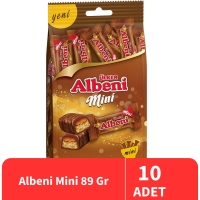 Ülker Albeni Mini Atıştırmalık Bisküvi 89 Gr 10 Paket - 1