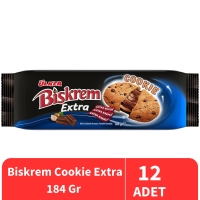 Ülker Biskrem Extra Cookie Bisküvi 180 Gr 12 Adet - 1