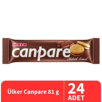 Ülker Canpare Çikolatalı Bisküvi 81 Gr 24 Adet - 1