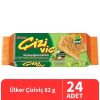 Ülker Çiziviç Zeytinyağlı Kekikli Sandviç Kraker 82 Gr 24 Adet - 1