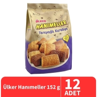 Ülker Hanımeller Tereyağlı Kurabiye 152 Gr 12 Adet - 1