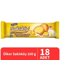 Ülker Saklıköy Limon Kremalı Cheesecake Bisküvi 100 Gr 18 Adet - 1
