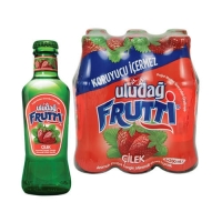 Uludağ Frutti Çilekli Maden Suyu 200 Ml 24 Lü - 1