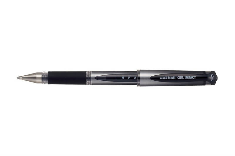 Uniball Gel Impact 1.0 mm İmza Kalemi Siyah 