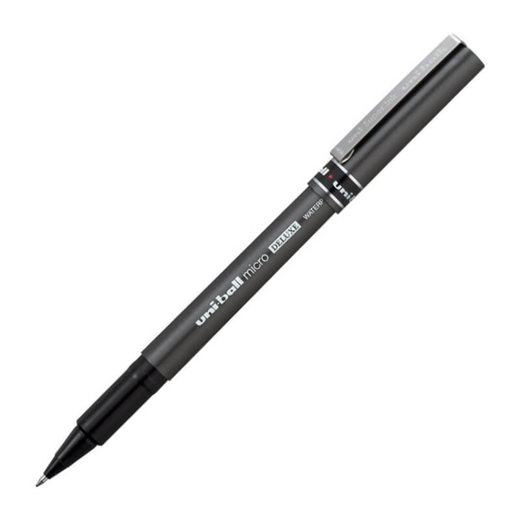 Uniball Micro Deluxe 0.5 mm İmza Kalemi Roller Siyah 