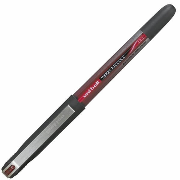 Uniball Vision Needle 0.5 İğne Uçlu Kalem Kırmızı 