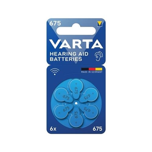 Varta 675 Numara Kulaklık İşitme Cihazı Pili 6 Lı 