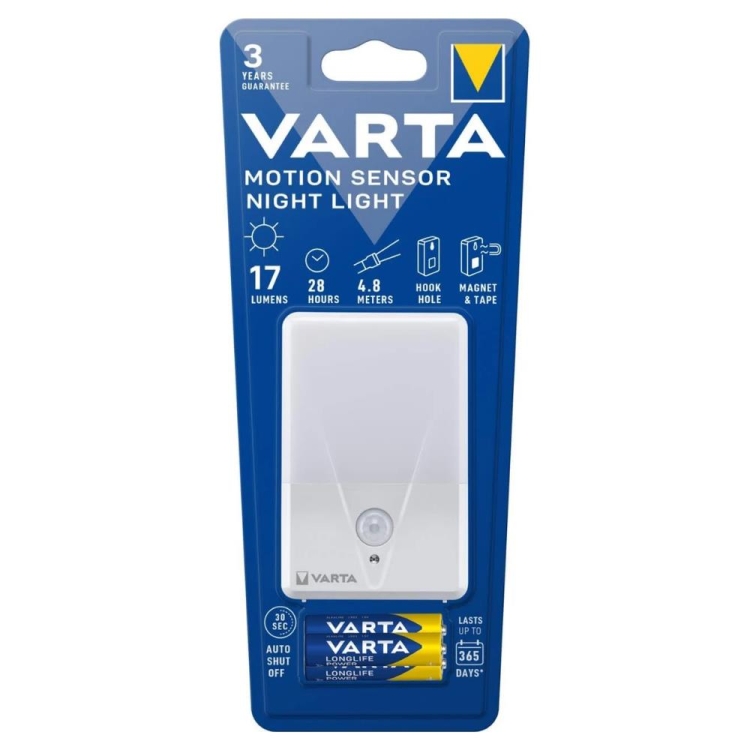 Varta Hareket Sensörlü Led Gece Lambası 3AAA 