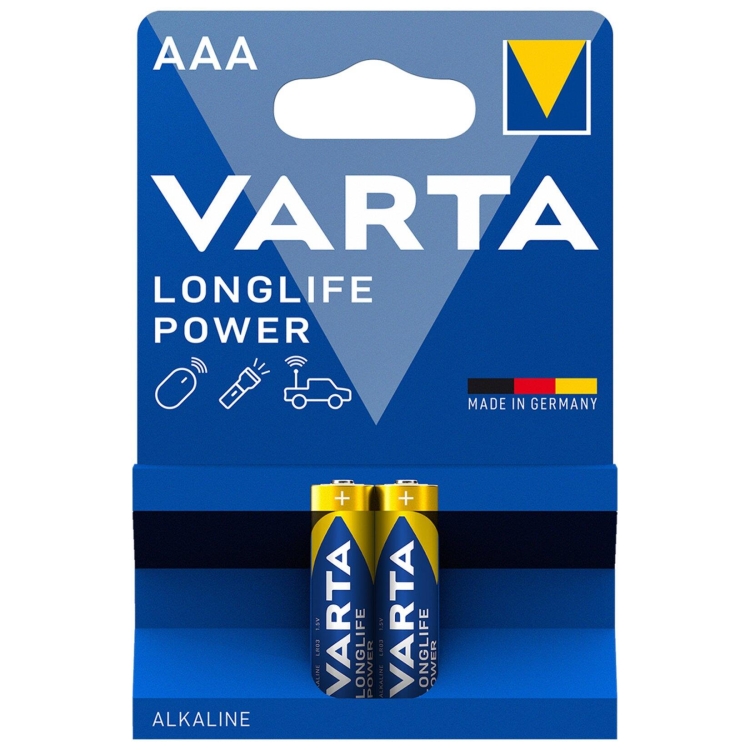 Varta Longlife Power İnce Alkalin Pil AAA 2 Li 