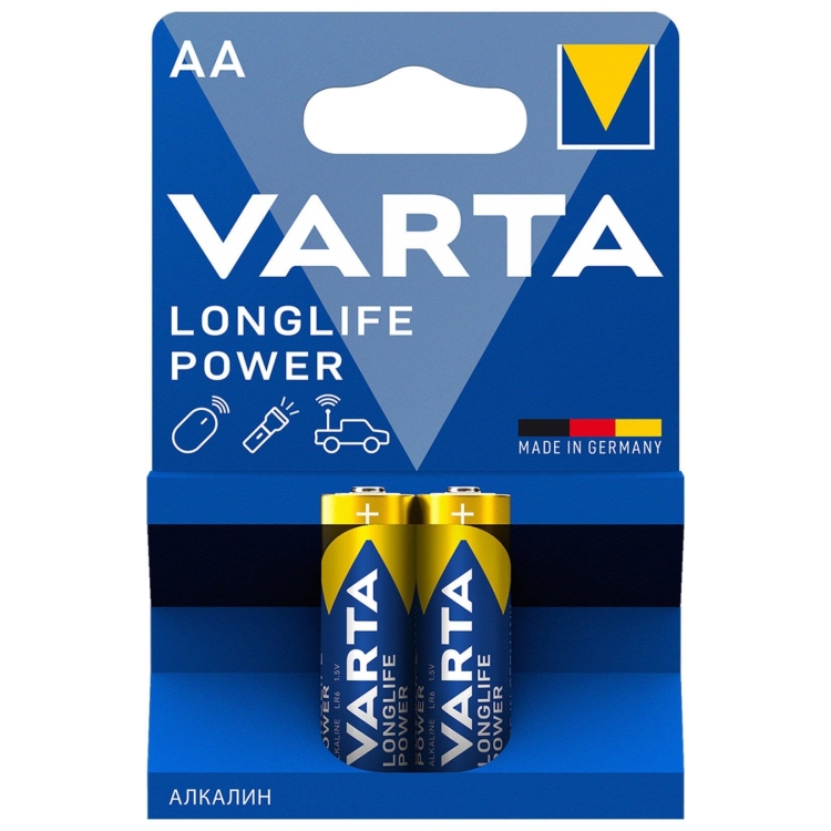 Varta Longlife Power Kalem Alkalin Pil AA 2 Li 