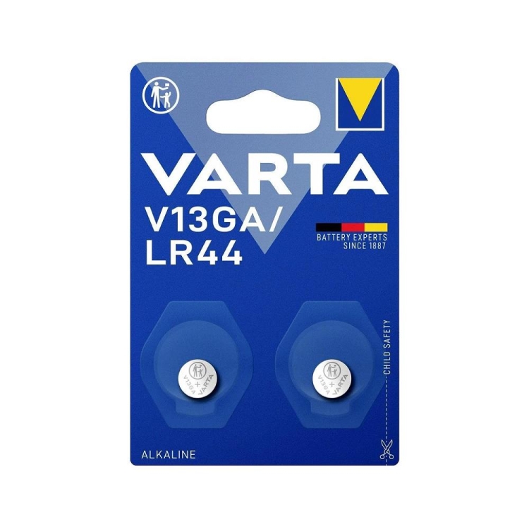Varta V13GA LR44 1.5 V Alkalin Pil 2 Li 