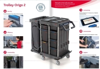 Vileda Professional Origo2 CXL Kat Arabası - 6